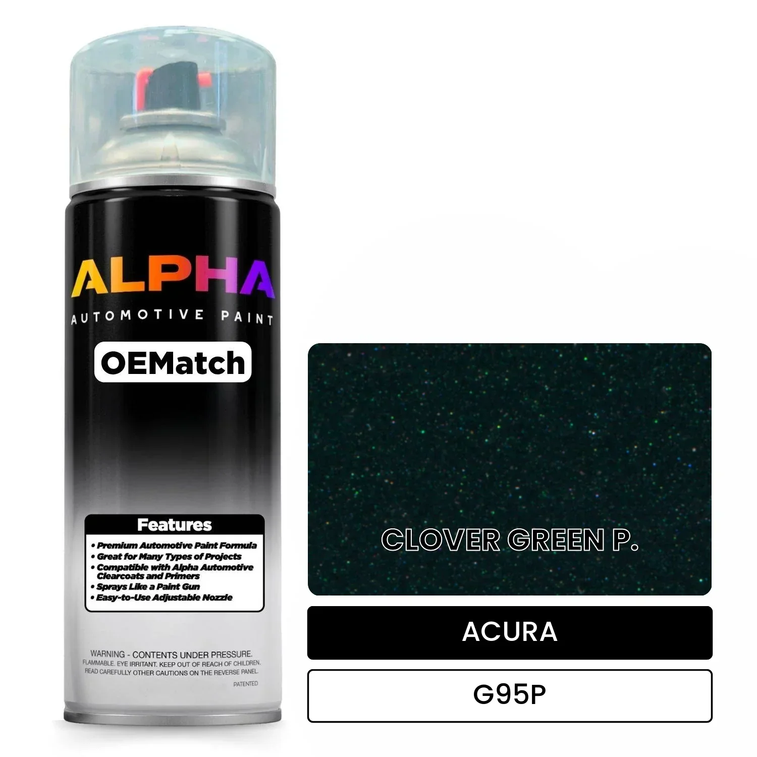 ACURA CLOVER GREEN P. G95P | OEMatch Automotive Spraycan
