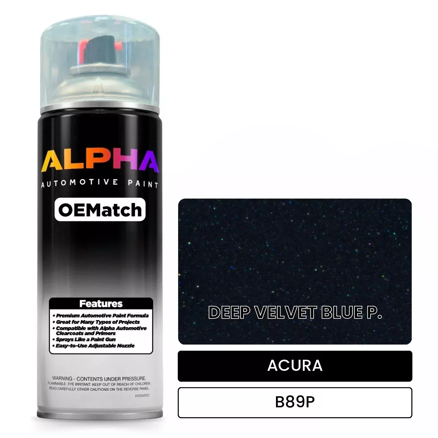 ACURA DEEP VELVET BLUE P. B89P | OEMatch Automotive Spraycan