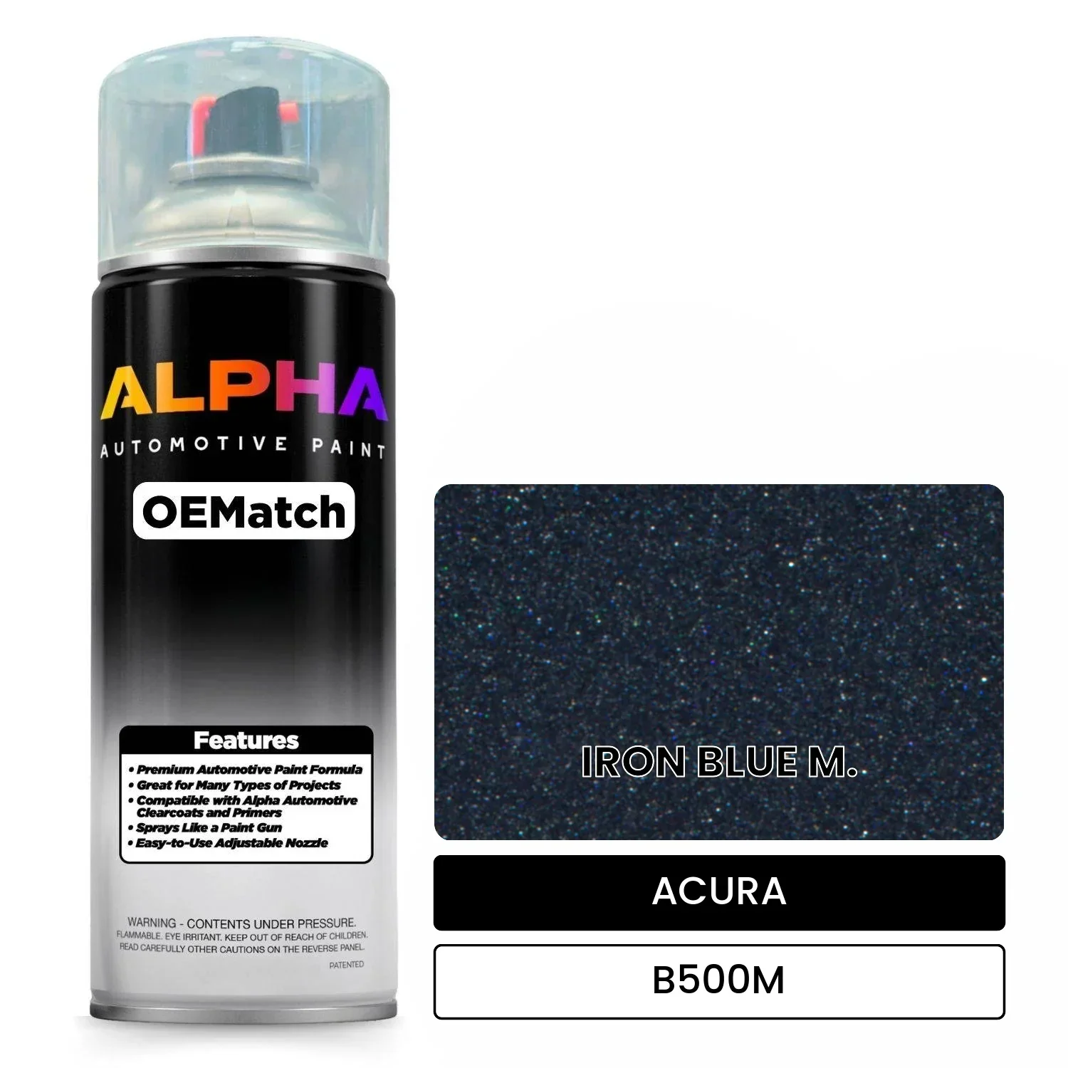 ACURA IRON BLUE M. B500M | OEMatch Automotive Spraycan