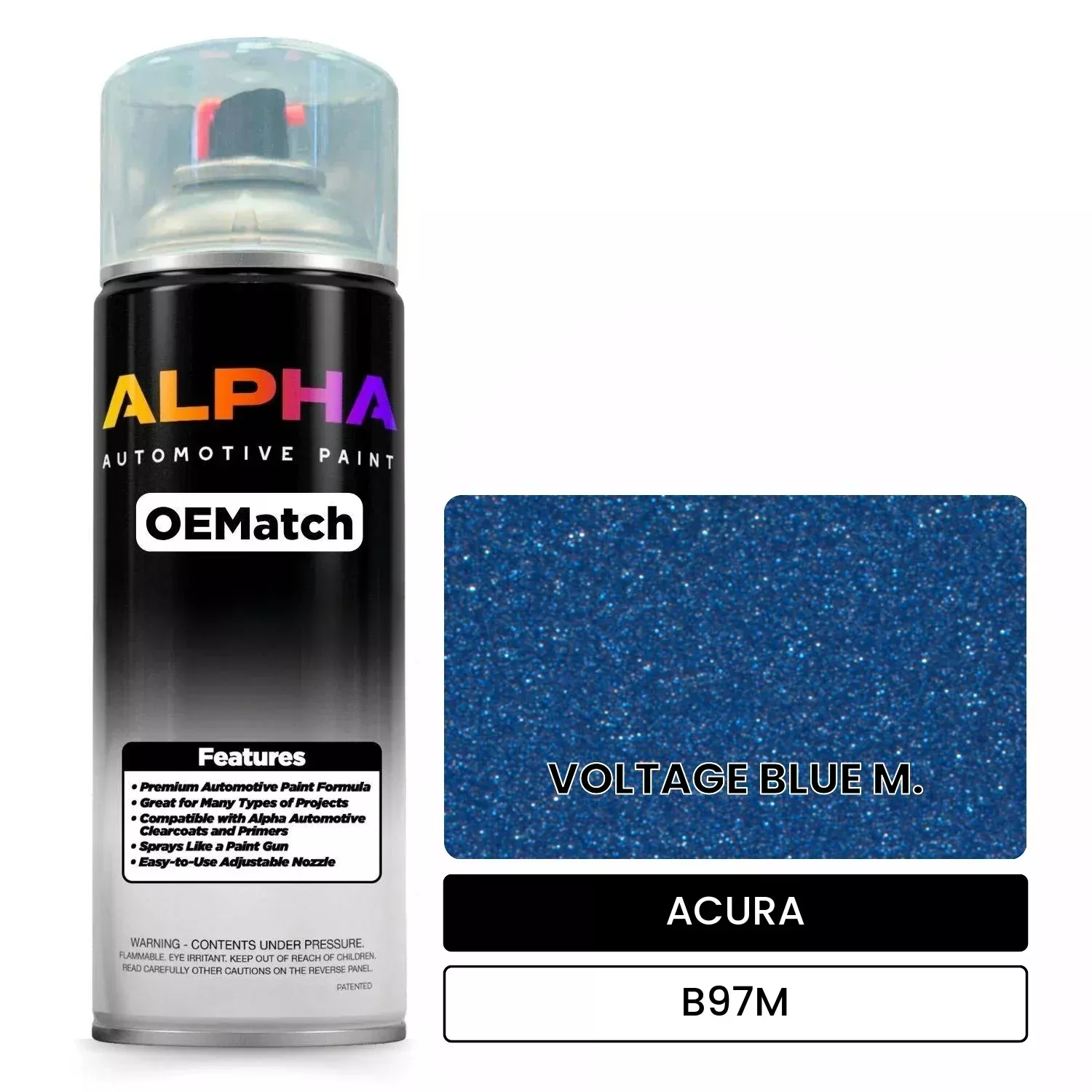 ACURA VOLTAGE BLUE M. B97M | OEMatch Automotive Spraycan