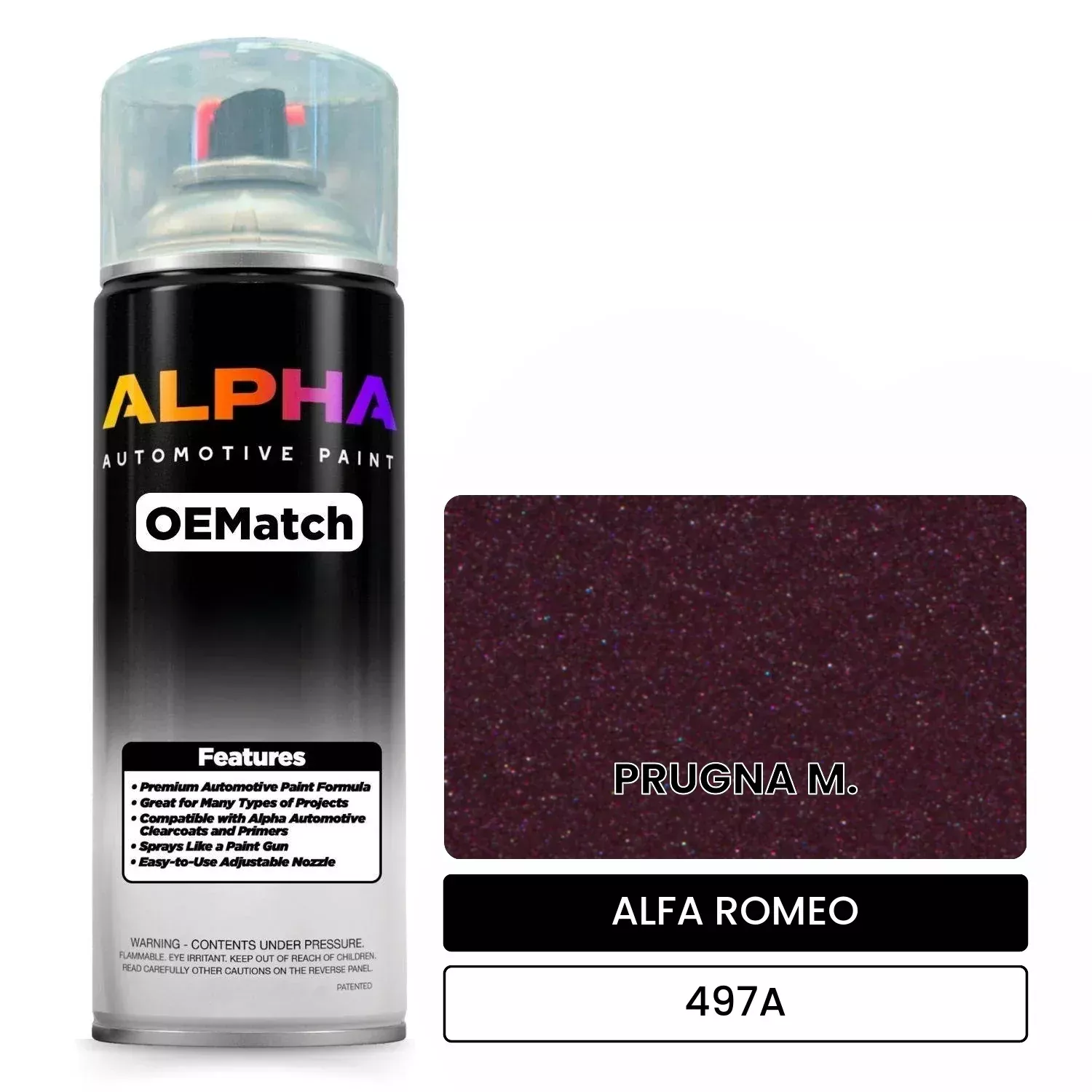 ALFA ROMEO PRUGNA M. 497A | OEMatch Automotive Spraycan