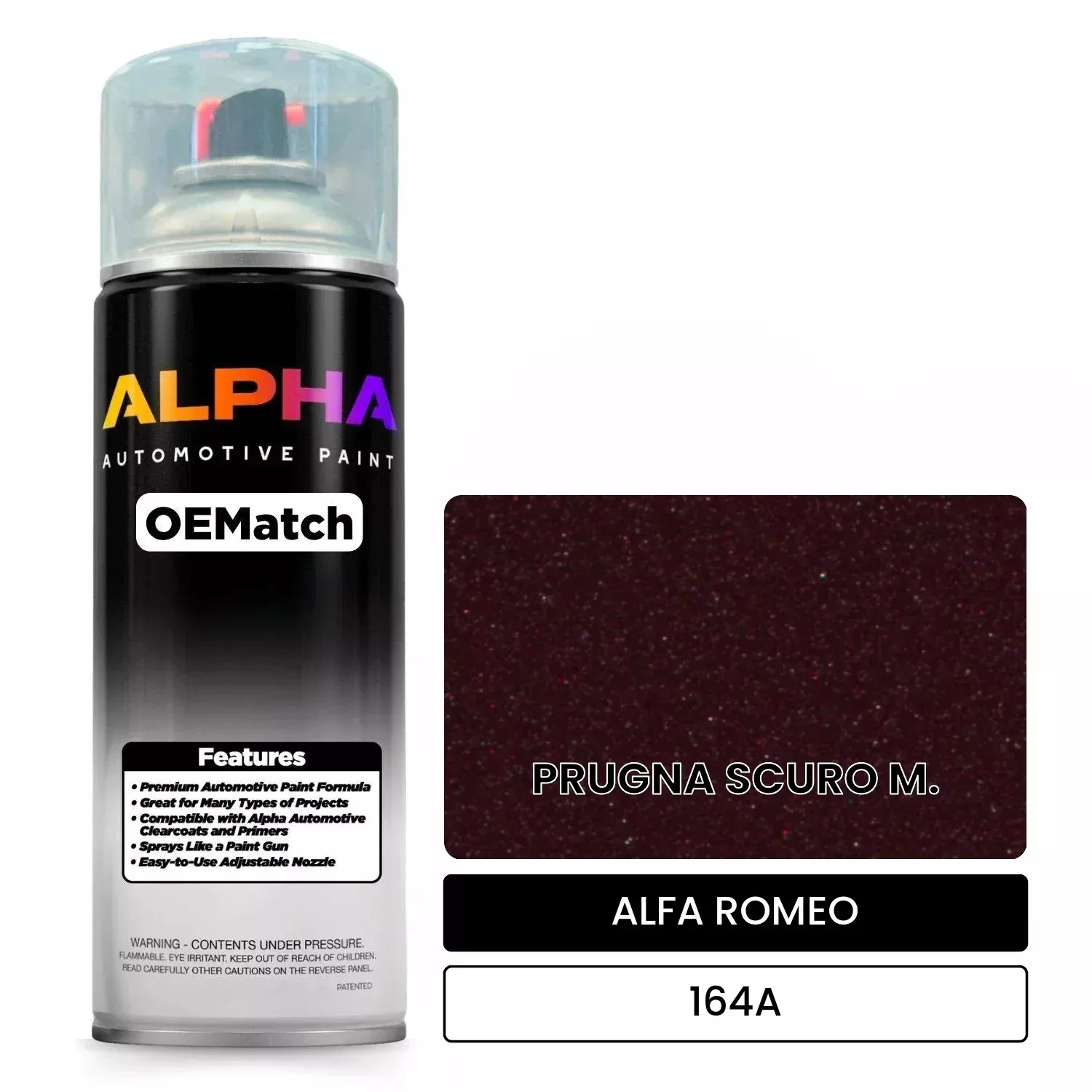 ALFA ROMEO PRUGNA SCURO M. 164A | OEMatch Automotive Spraycan