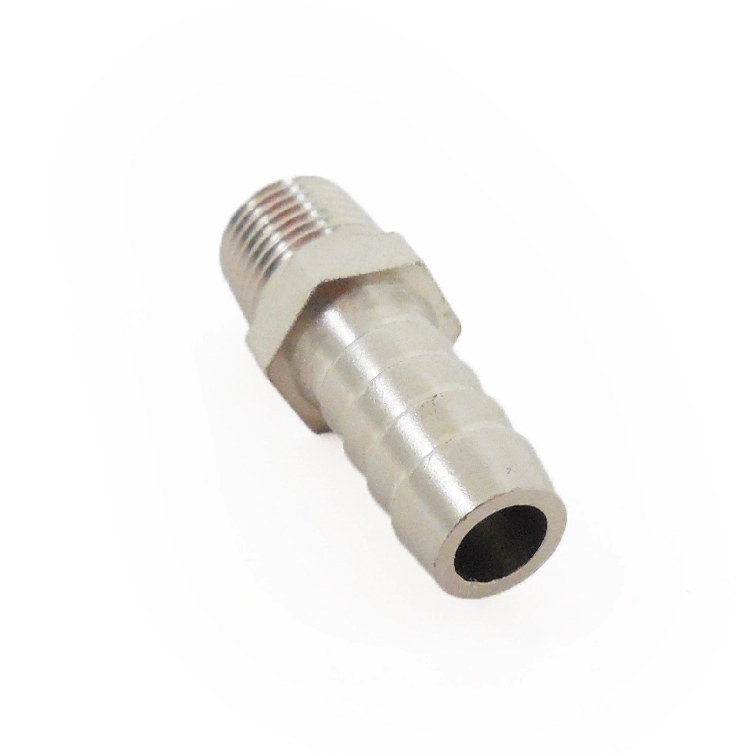 Racing Power Company R4544 Alum fitting (1/4 inch)male-with (3/8 inch)hose barb