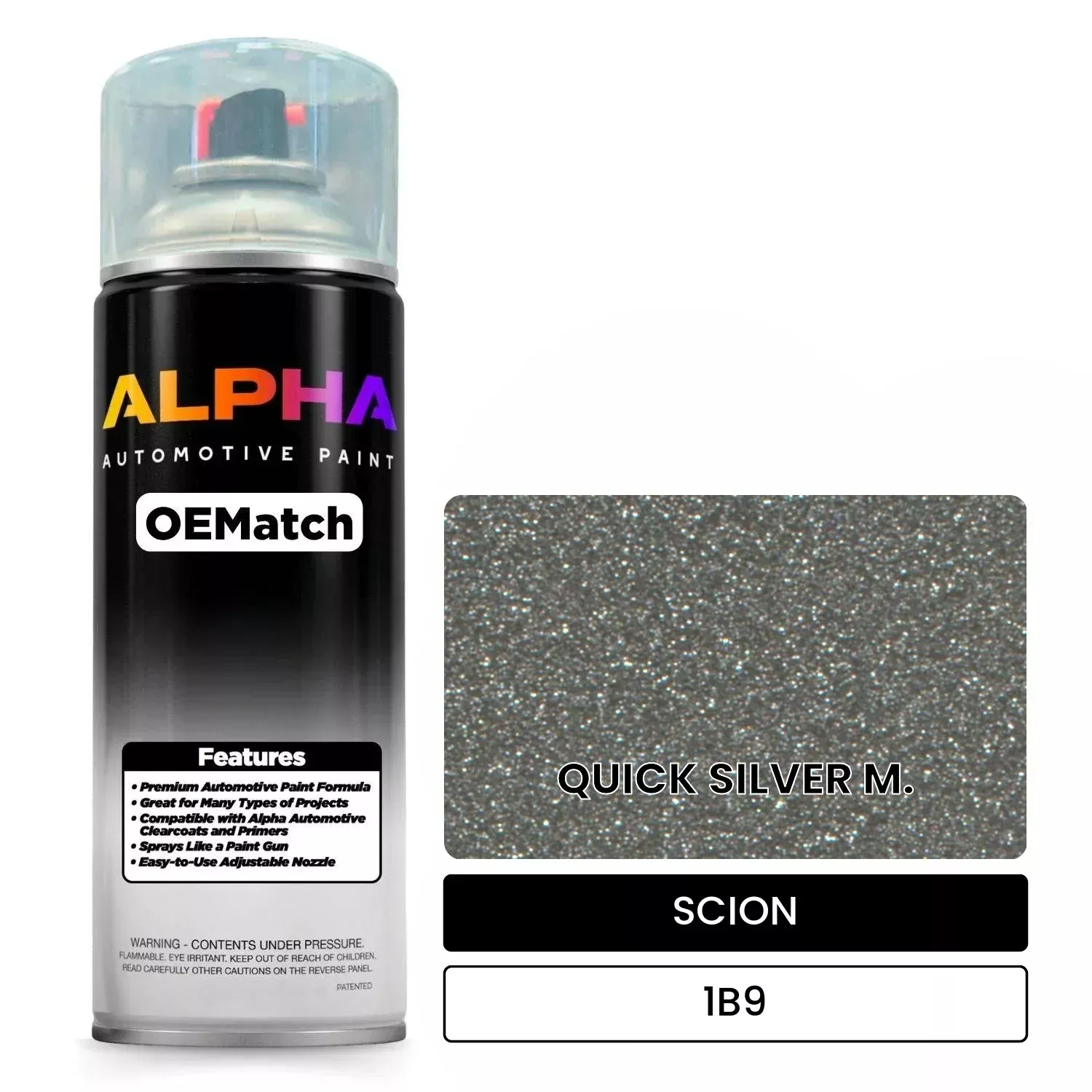 SCION QUICK SILVER M. 1B9 | OEMatch Automotive Spraycan