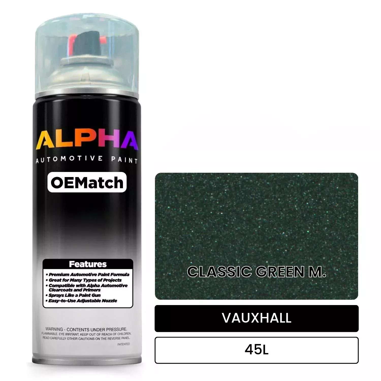 VAUXHALL CLASSIC GREEN M. 45L | OEMatch Automotive Spraycan