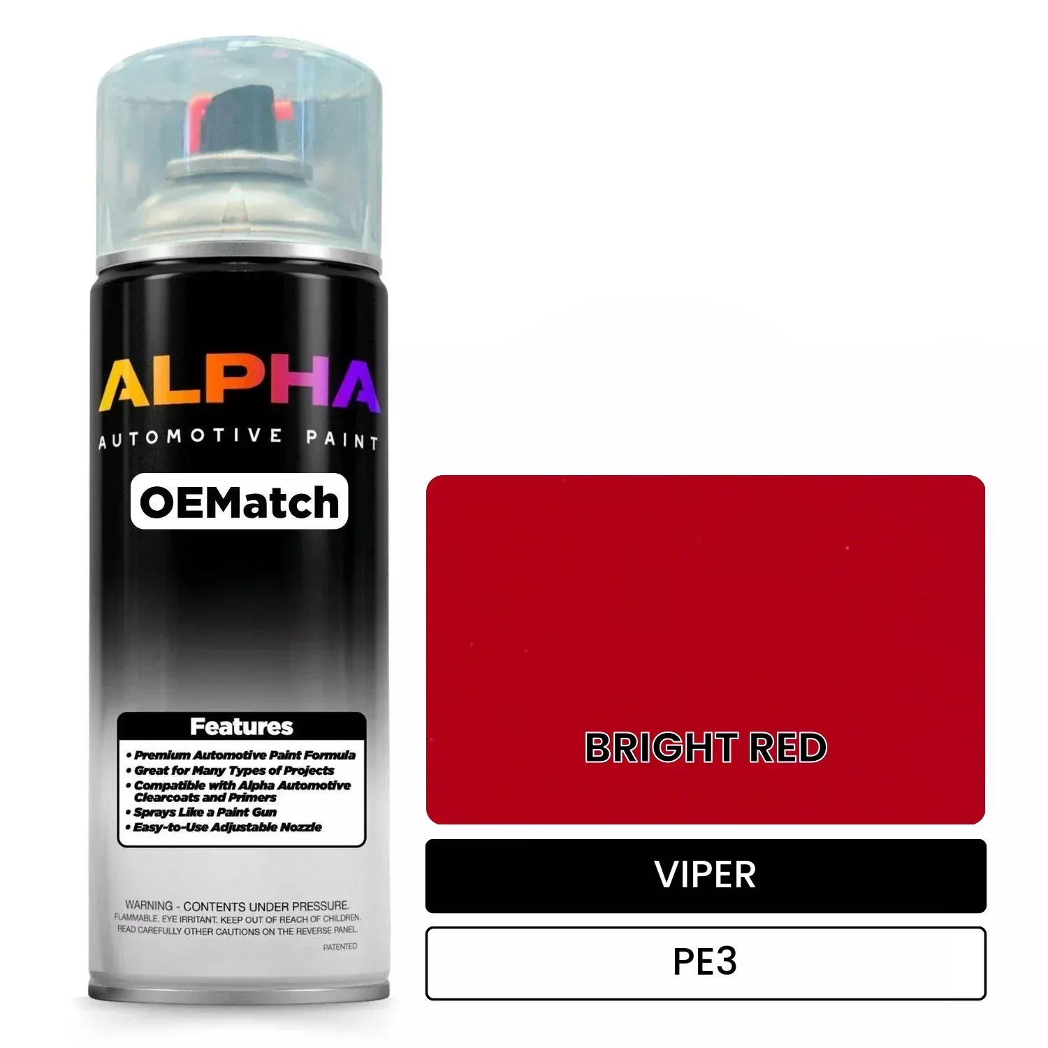 VIPER BRIGHT RED PE3 | OEMatch Automotive Spraycan