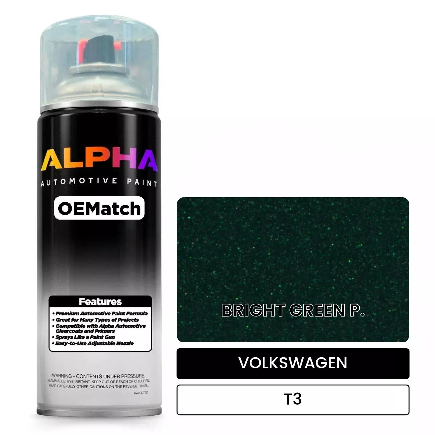 VOLKSWAGEN Verde Brunei Perol. T3 | OEMatch Automotive Spraycan