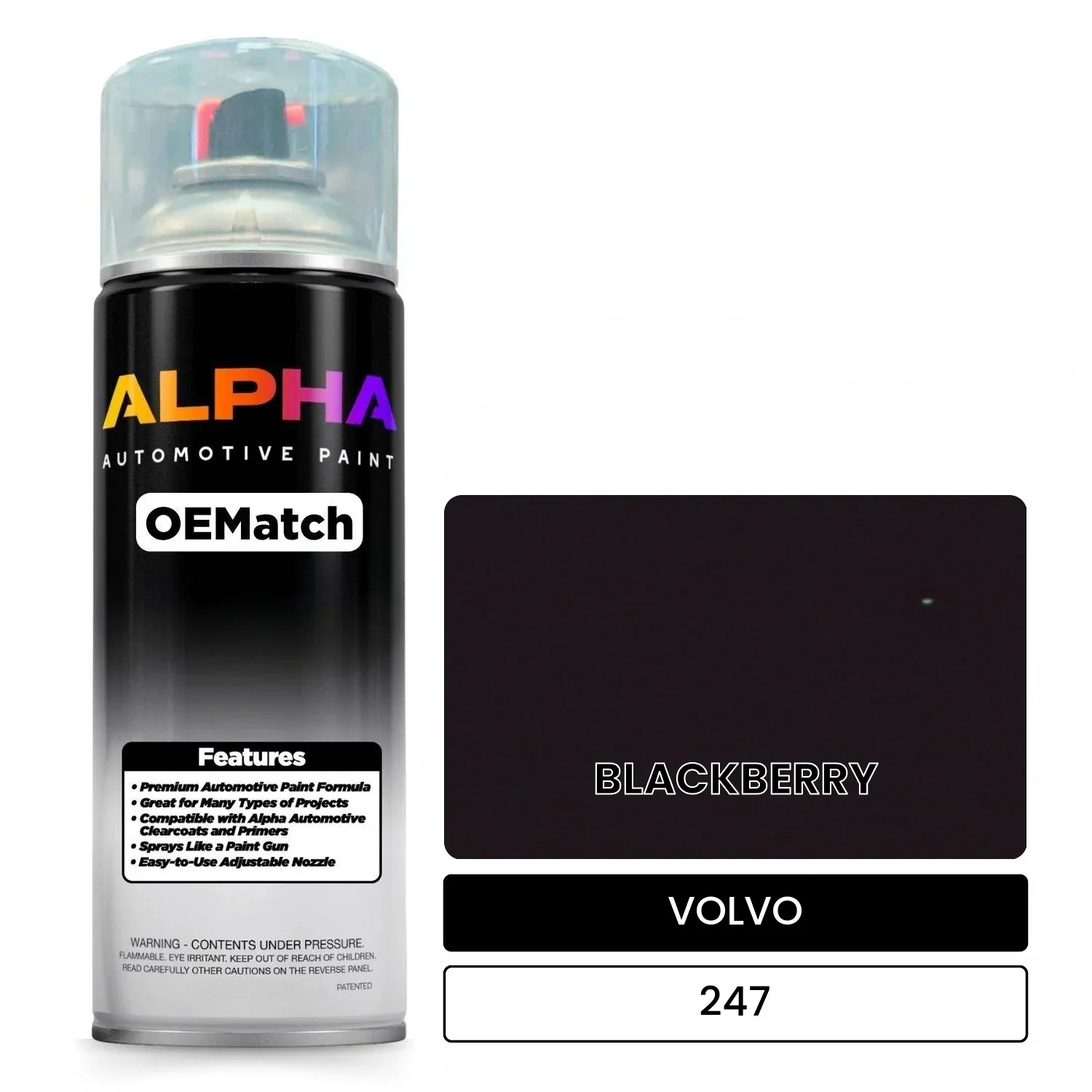 VOLVO BLACKBERRY 247 | OEMatch Automotive Spraycan