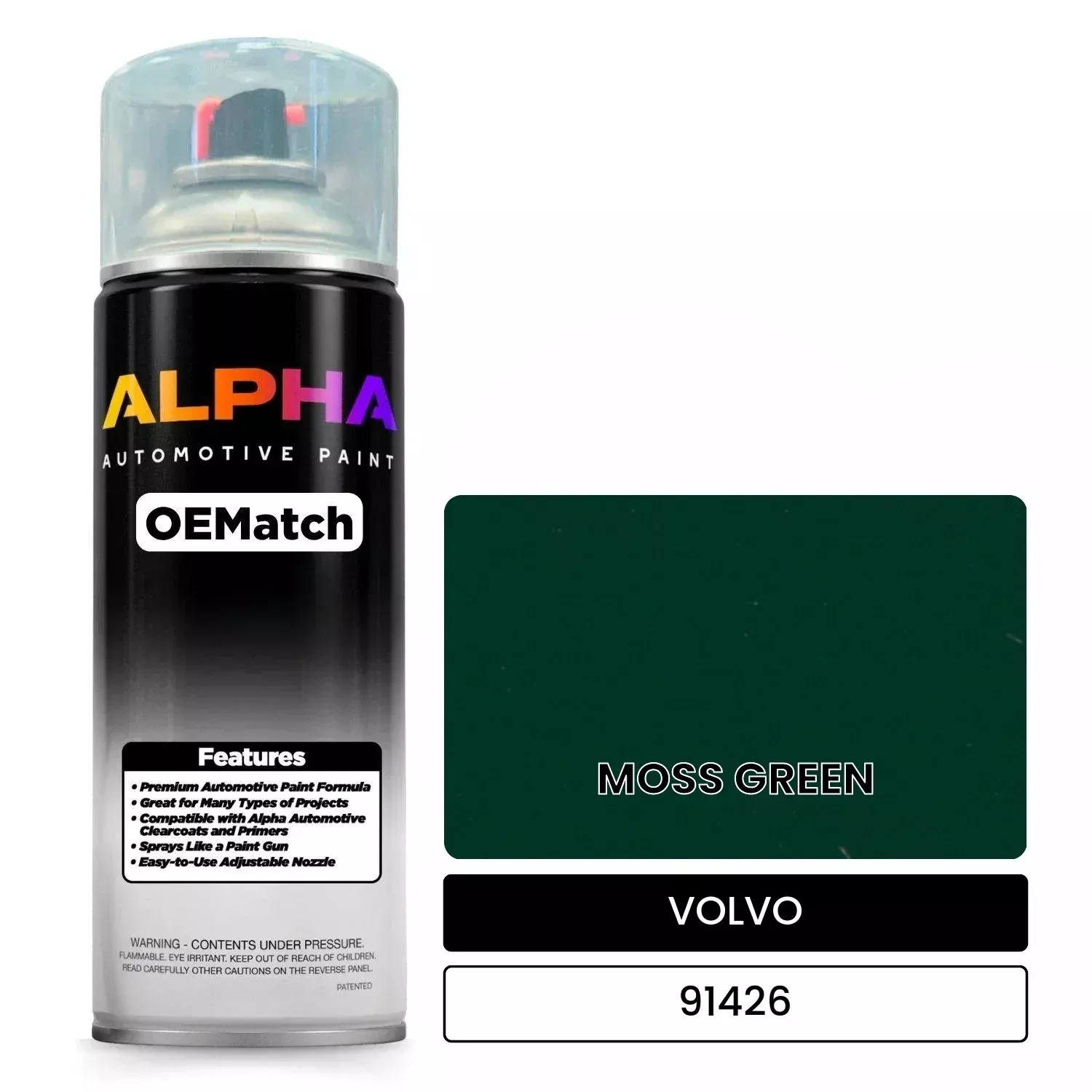 VOLVO MOSS GREEN 91426 | OEMatch Automotive Spraycan
